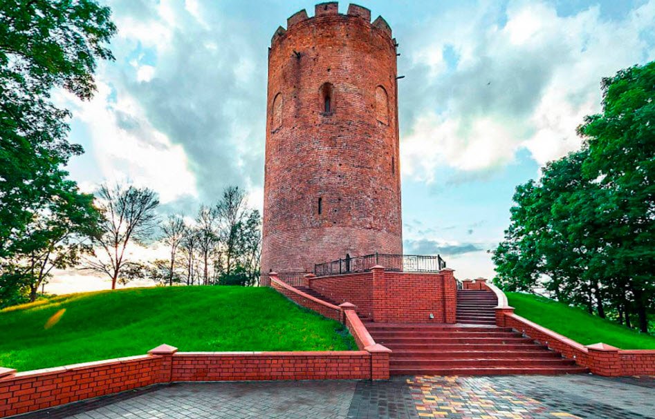 Tower of Kamyanyets (White Tower), Kamyanyets, Brest Region, Belarus